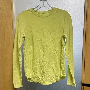 Lime Green Long Sleeve Women's Top